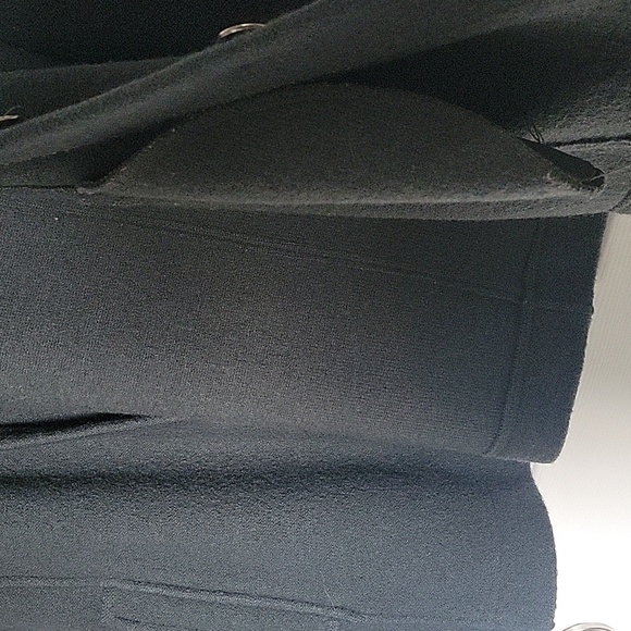 Vintage Norm Thompson Grey 100% Wool Lightweight Coat Beautiful Condition Sz Med - Picture 8 of 15